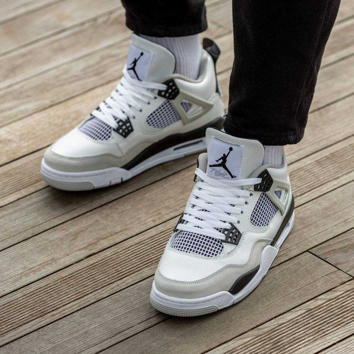 Кросівки Air Jordan Retro 4 Military 36-45 (Оплата при отриманні)