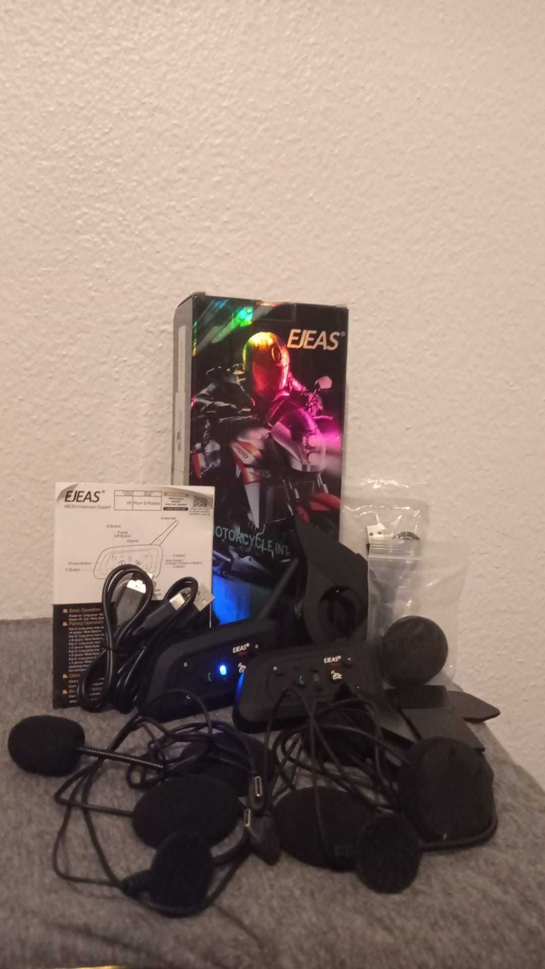 Intercomunicador Moto - EJEAS V6 Pro (2 Pcs) - Novo!!