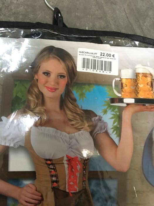 Fato carnaval - tirolesa sexy novo