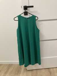 ZARA zielona sukienka rozmiar L