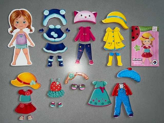 ROTER KAFER magnetyczne ubieranki 4 szt. Nicole,Alice,Zosia,Ewa