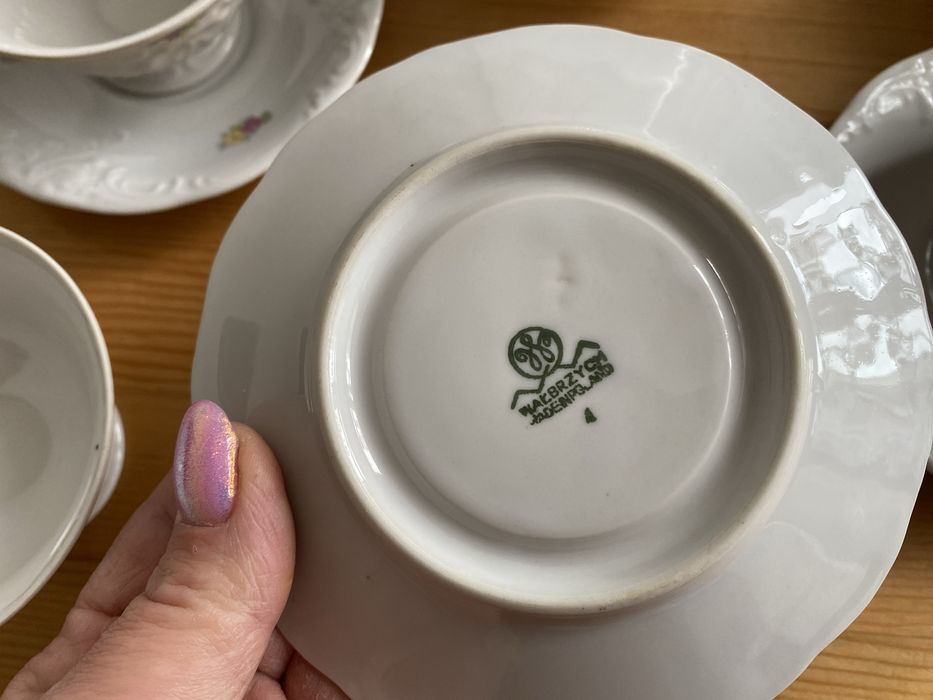 Zestaw do kawy ekspresu porcelana wałbrzych