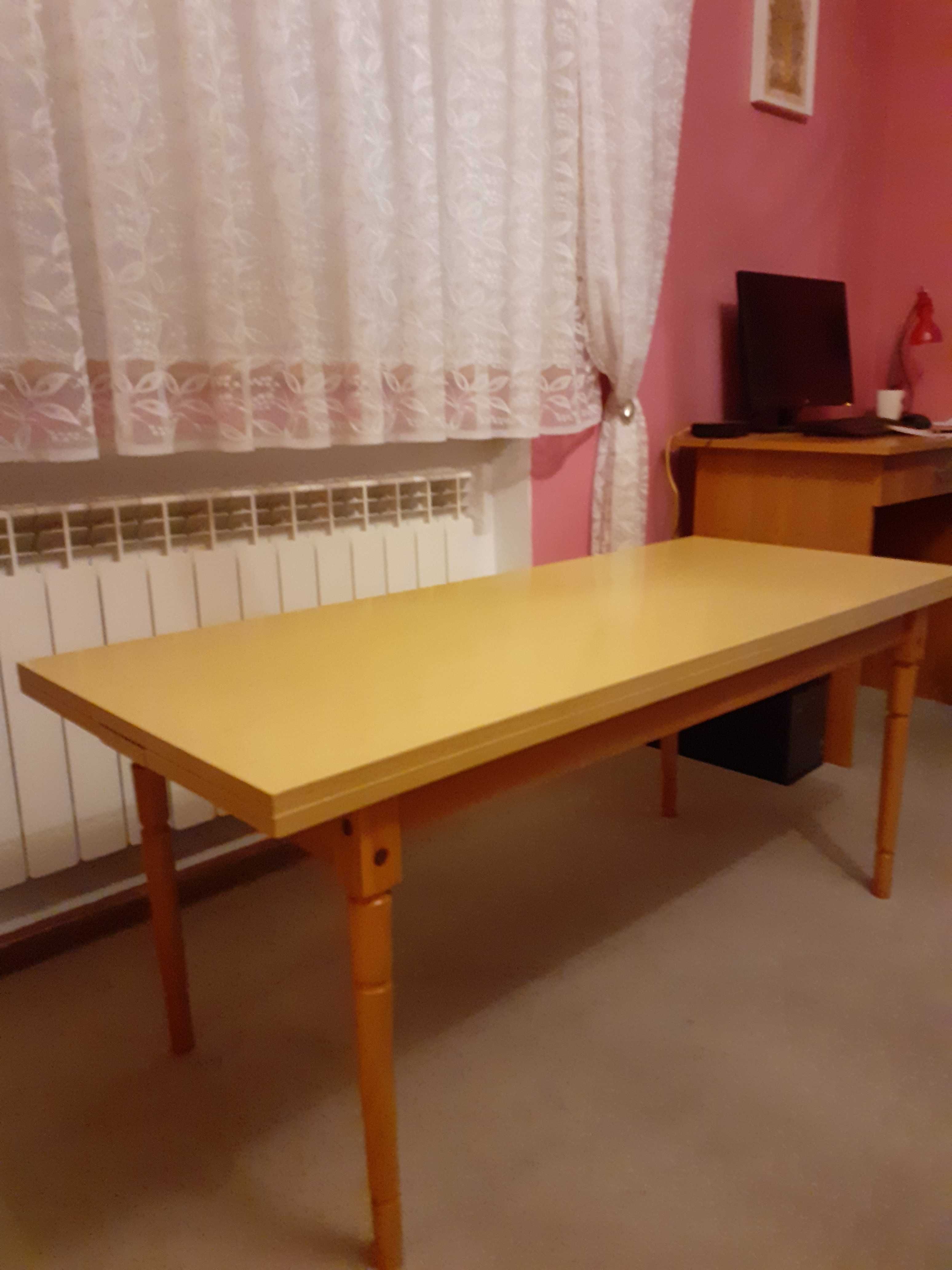 Ławo-stół z PRL-u  jasny