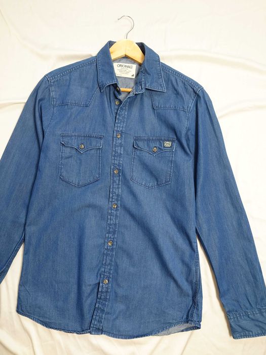 Jeansowa koszula z długim rękawem Jack & Jones S