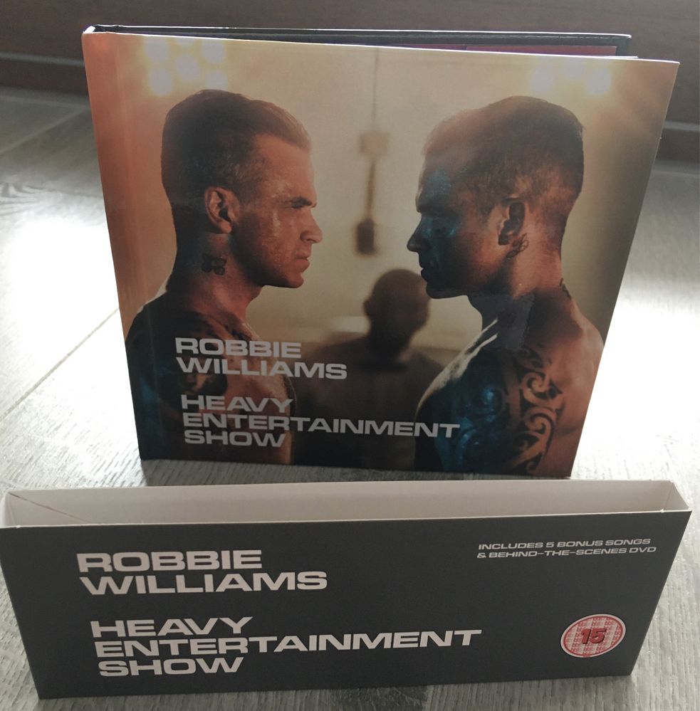 Robbie Williams CD + DVD heavy entertainment show