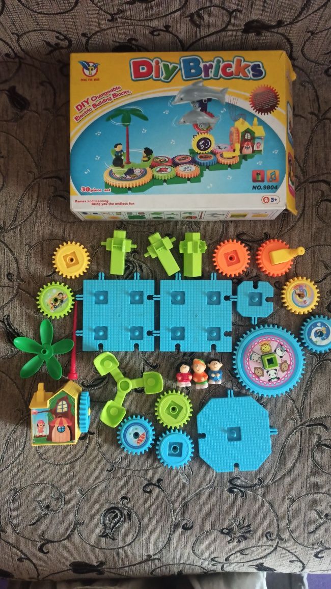 Конструктор шестеренки diy bricks