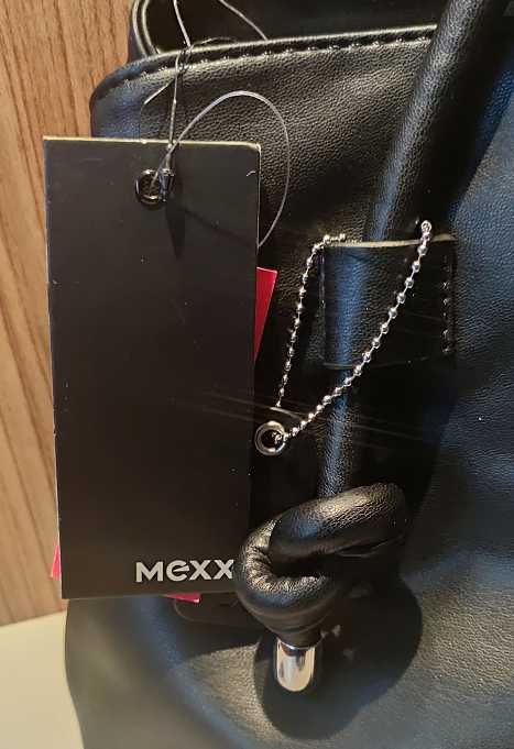 Czarna torebka skóra ekologiczna MEXX