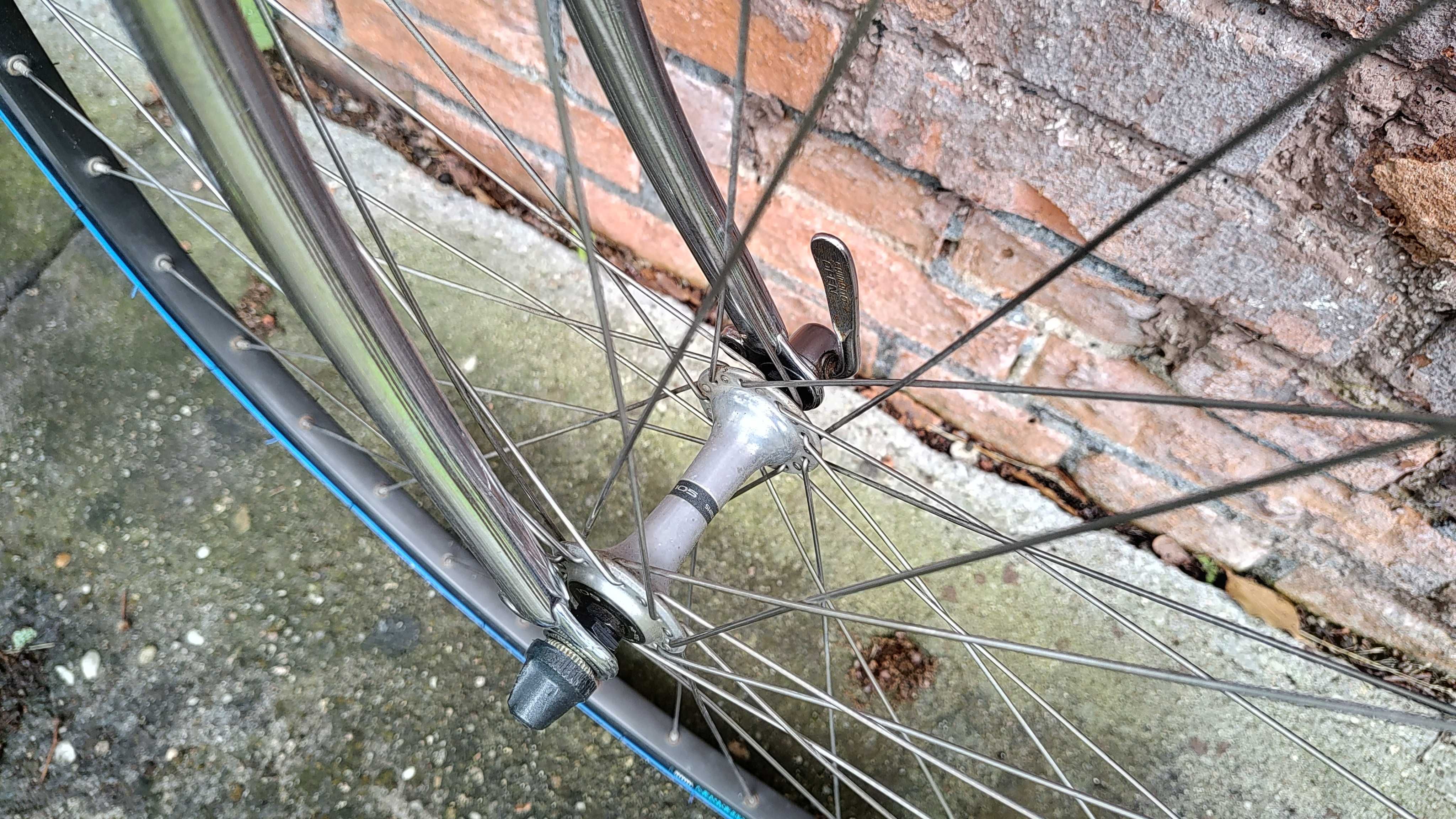 Szwajcarski rower kolarzówka Titan/Włoska rama/Pełna grupa Shimano 105