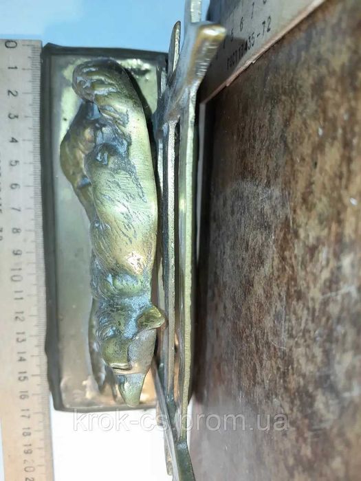 Бронзовая салфетница из Англии эксклюзив коллекция подарок статуэтка
