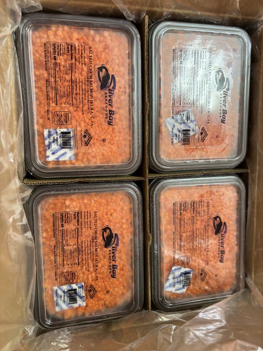 Ікра, икра красная, горбуши, щуки, кеты, замороженная США, Аляска