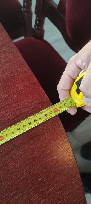 Stół drewniany rozkładany 180(240)x90 i 6 krzeseł