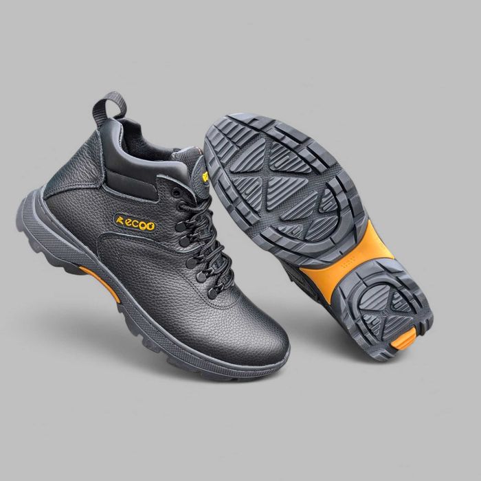 Чоловічі змові кросівки черевики натуральна шкіра прошиті міцні теплі