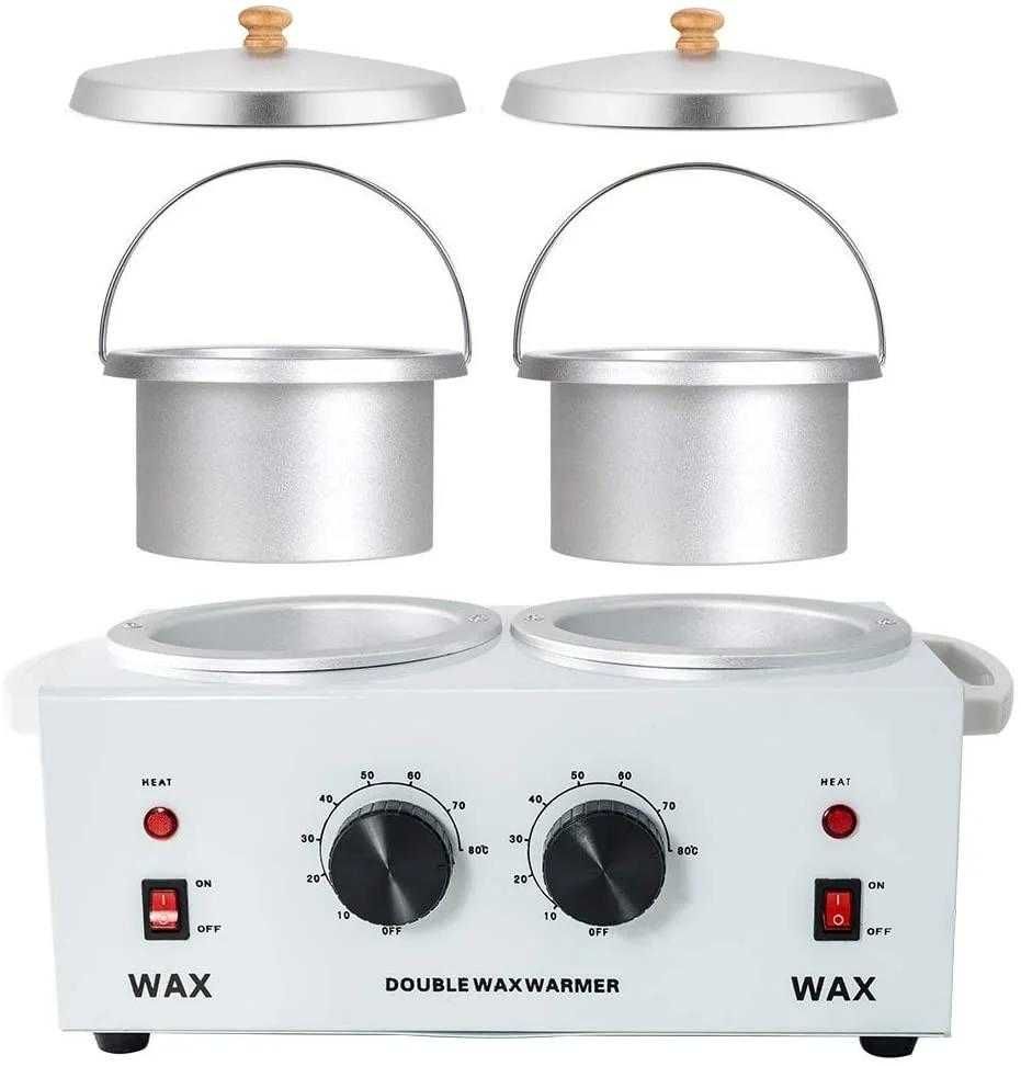 Баночний воскоплав подвійний Double Wax Warmer (MS-00046/О)