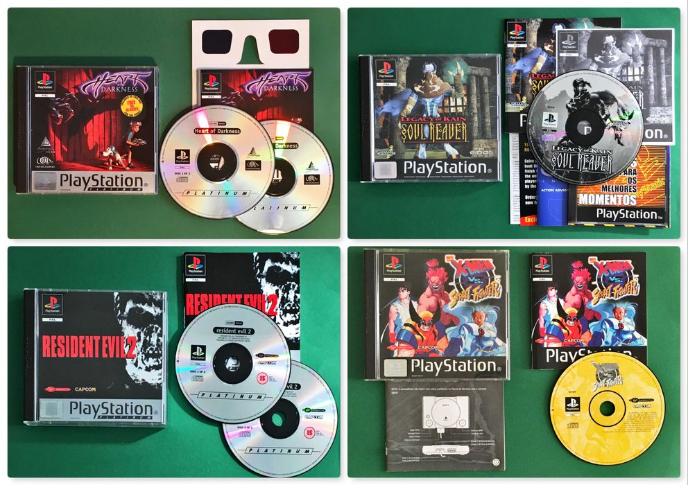 PLAYSTATION 1 PS1 Amerzone Discworld Fantasy Gran Heart Soul Tomb XMen