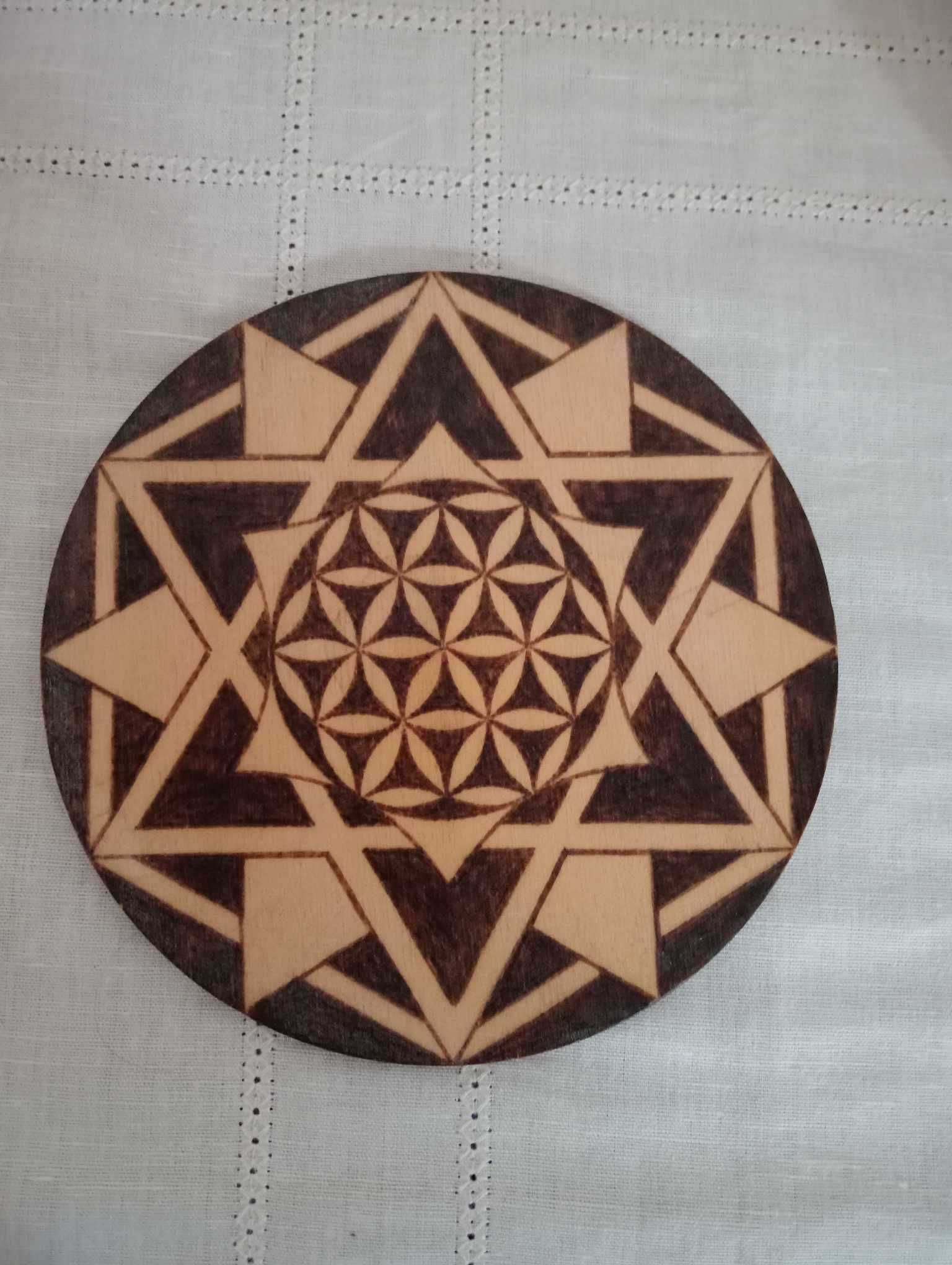 Placa Flor da vida