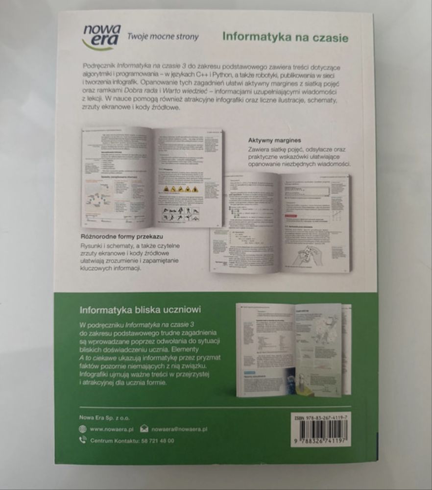 Podręcznik do informatyki, klasa 3