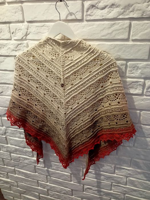 Chusta sislove handmade szydełko