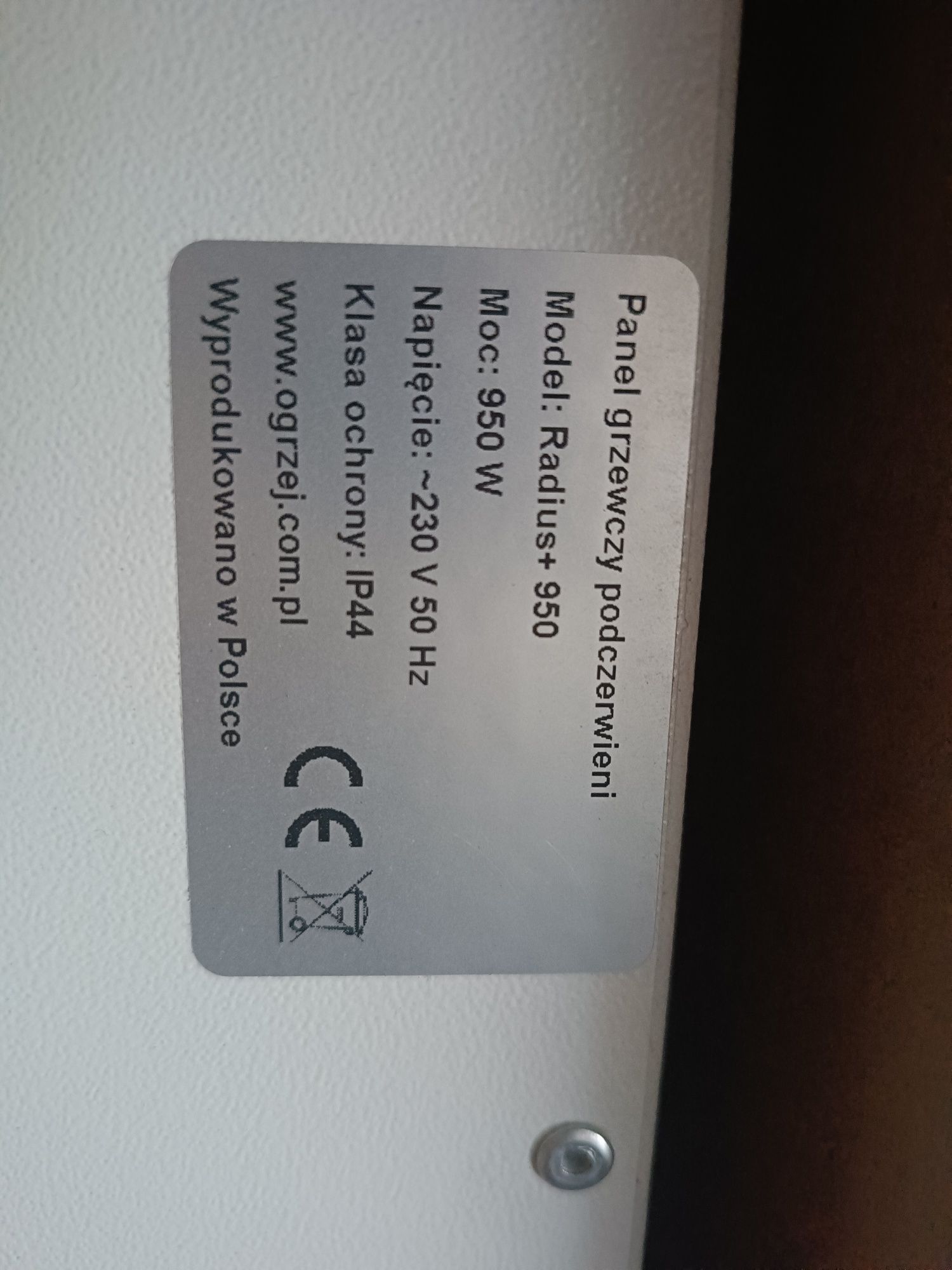 Płyta grzewcza na podczerwień