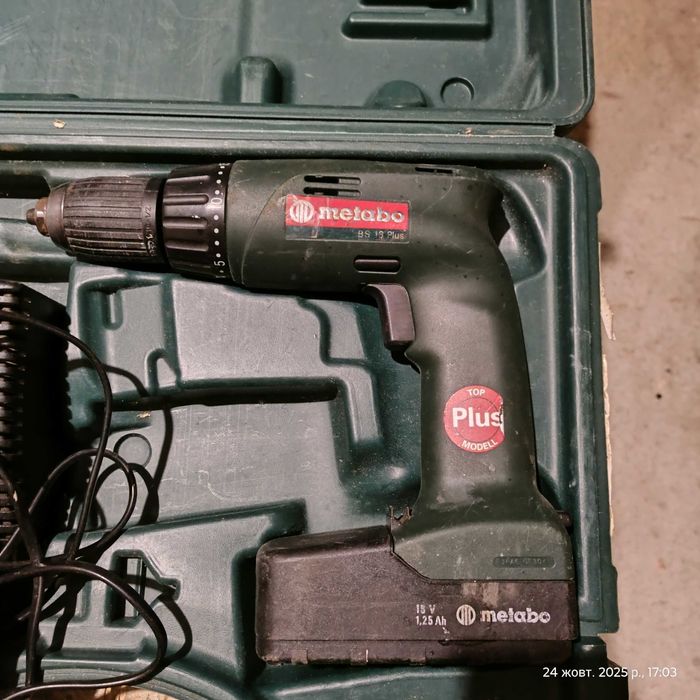 Шуруповерт  акумуляторный  Metabo  BS 18 Plus