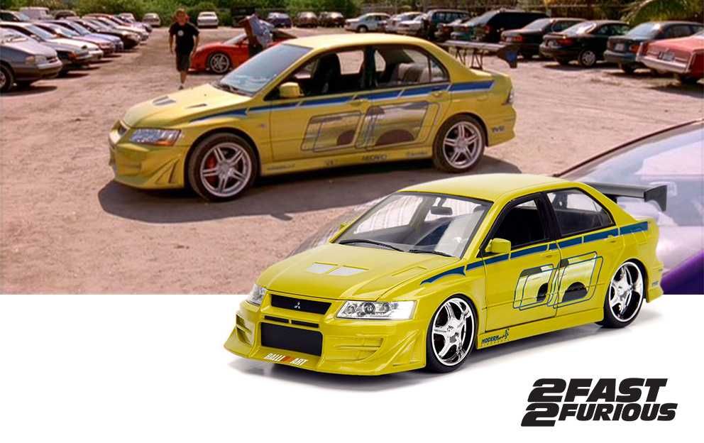 Model Mitsubishi Lancer EVO 1:24 Jada Fast & Furious Dominic Brian