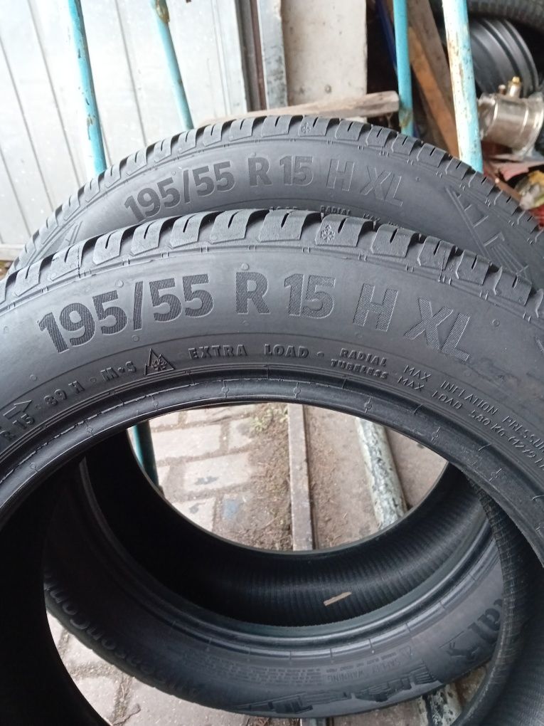 195/55/15  2szt całoroczne  2020 rok