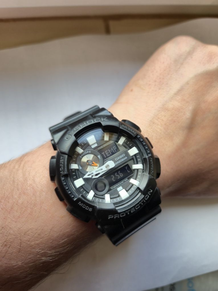 Casio g-shock gax-100b gax-100 g-lide thermometer