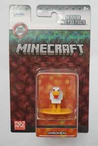 metalowa figurka nano metalfigs minecraft chicken kurczak mojang