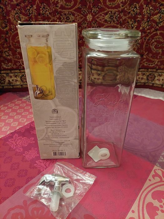 Лимонадник 4л на метал. стойке