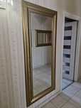 Duże lustra w złotej ramie 180x82 tanio