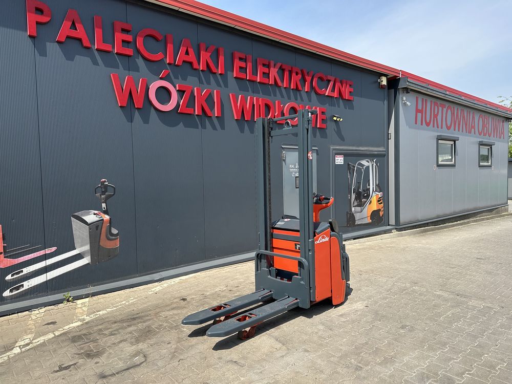 Paleciak elektryczny Linde 1600 kg 330 cm L 16 ap