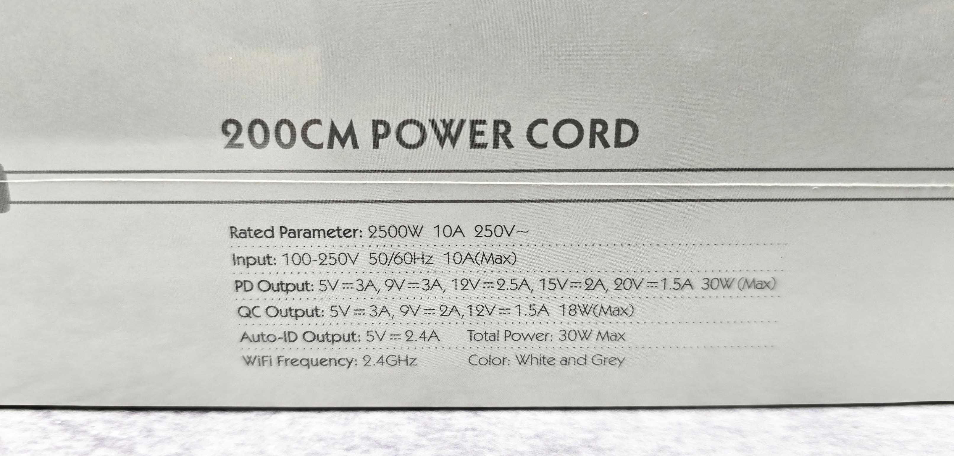 Мережевий фільтр LDNIO SEW3452 2M (3 розетки) PD 30W QC 18W WiFi Новий