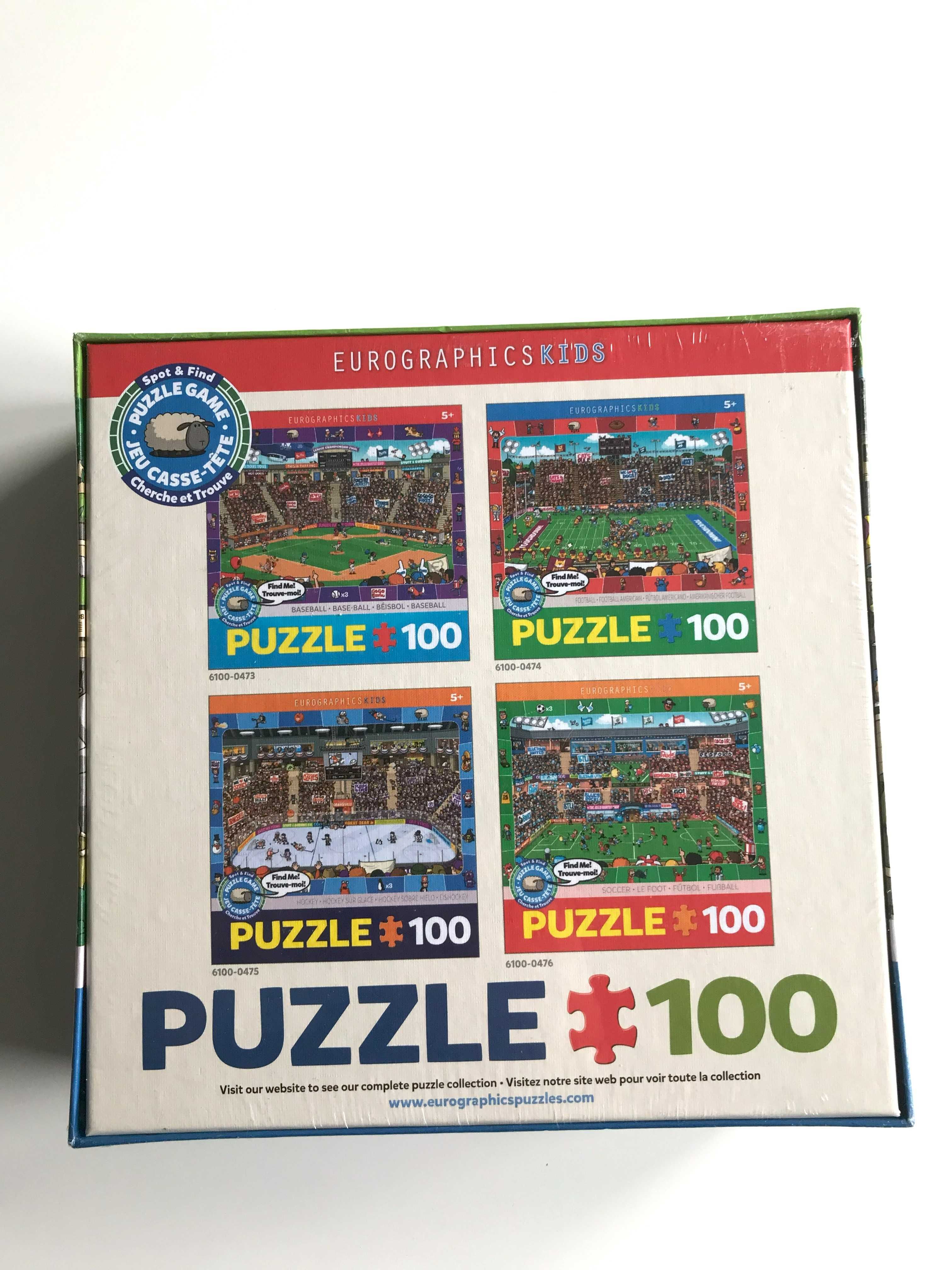 Nowe Eurographics, Puzzle +5, Smartkids, A day in The zoo, 100 el.