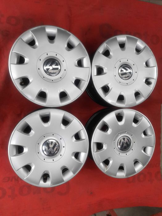 Felgi Vw Golf V,VI ,Caddy , Touran , 5x112 , 15'' + kołpaki oryginał