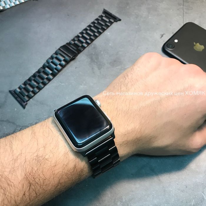 Стальной Ремешок для Apple Watch 42 44 38 40mm