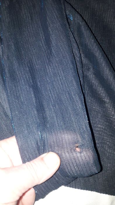 Ткань хб Чулок черная люрекс ретро танцев