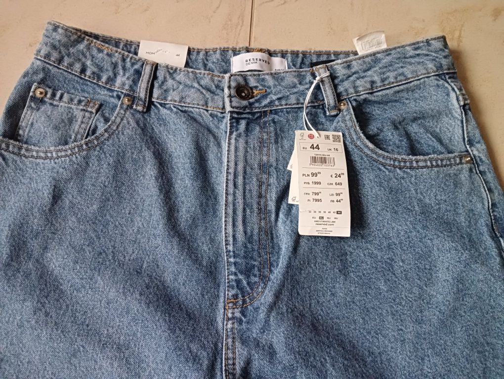 Spodnie jeans Reserved r.44