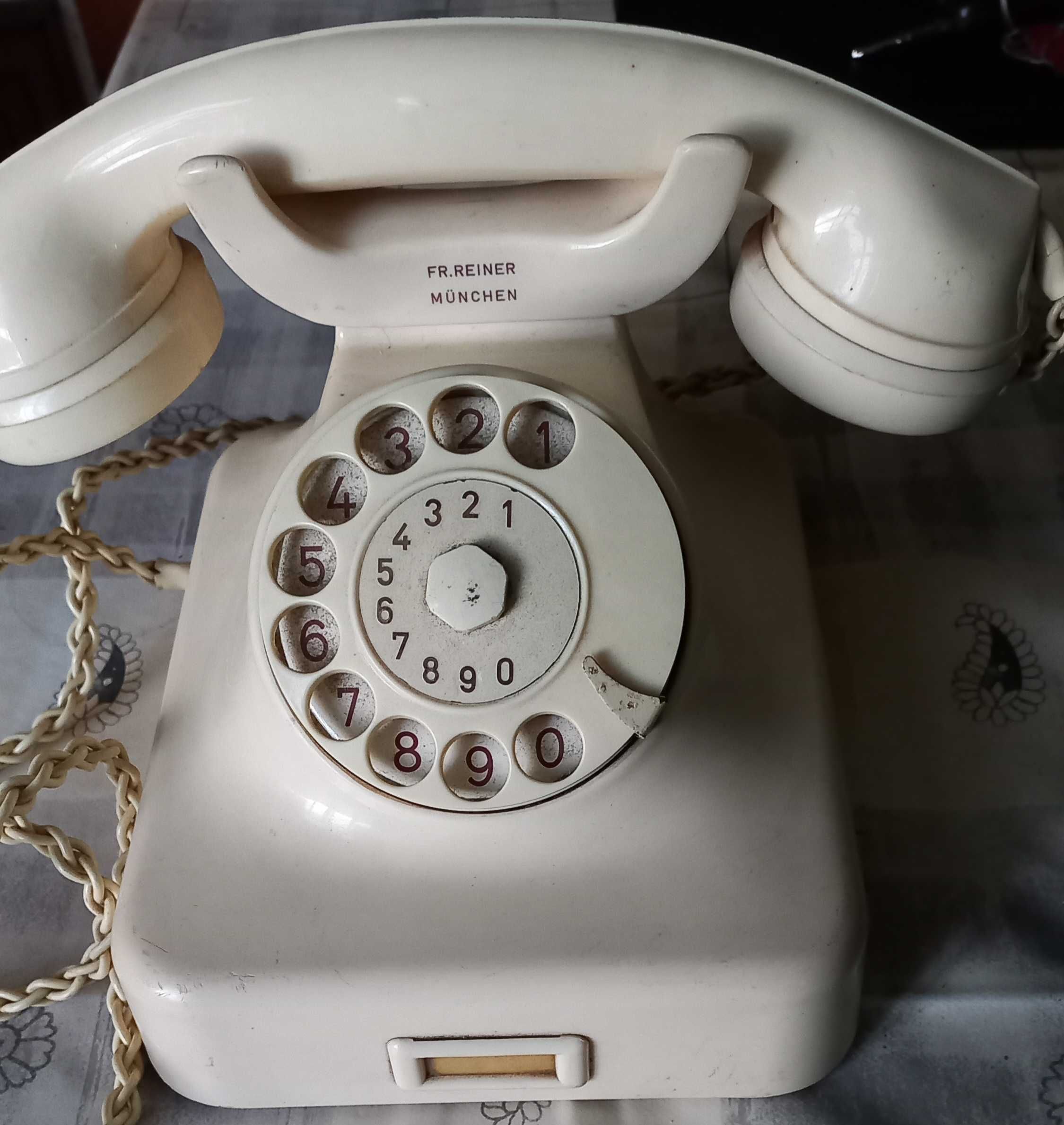 Telefone vintage gravado Peça decorativa, Colecionadores .