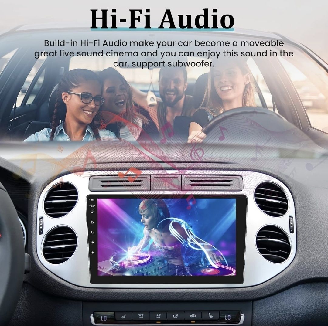Автомагнитола Android для Volkswagen tiguan 2010-2015