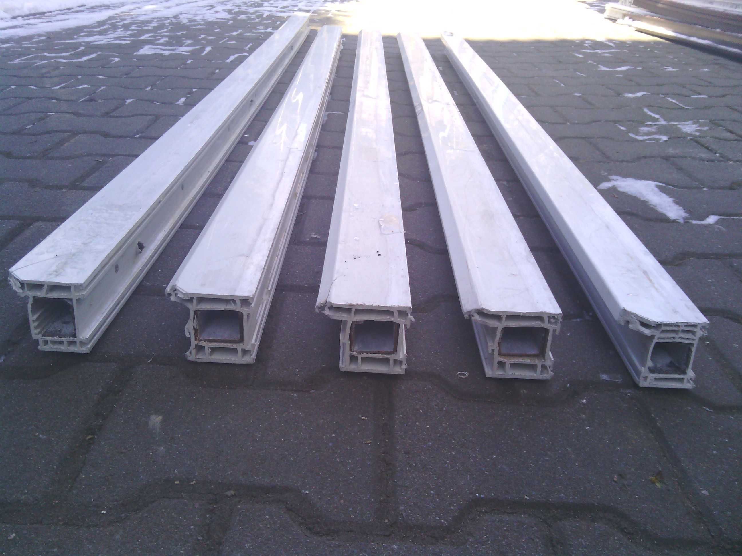Słupki ogrodzeniowe plastikowe z profilem stalowym w środku 160-240cm