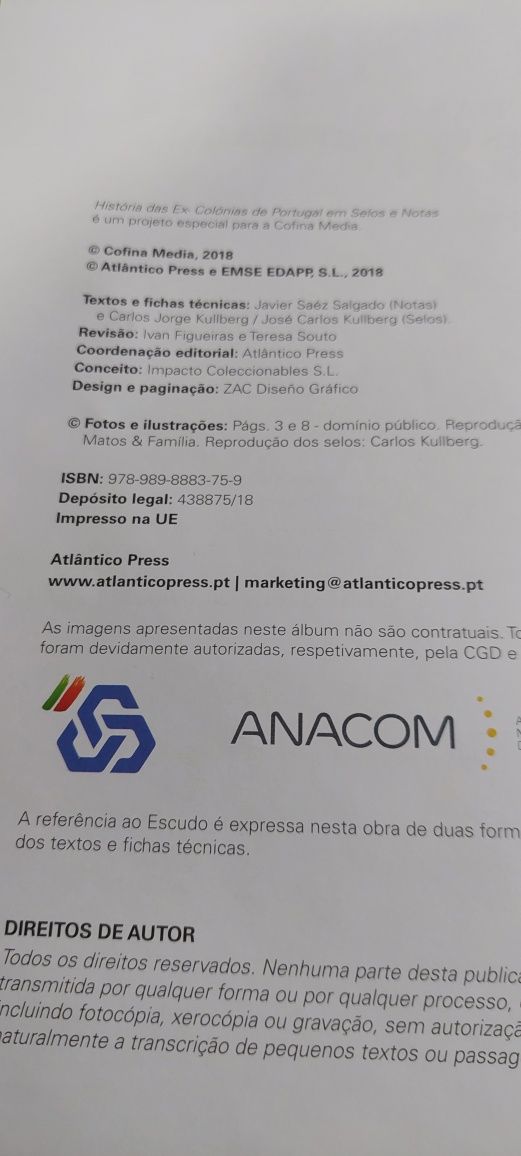 História das Ex-Colónias de Portugal em Selos e Notas (Completo)