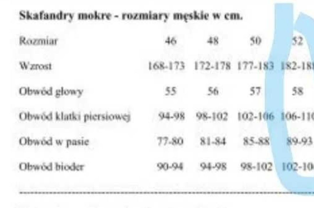 Pianka męska do nurkowania Eques 7mm rozmiar 50