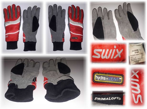 SWIX PRIMALOFT Hydra-Vent Damskie Rękawiczki Junior SKI RUN r. XXS XS