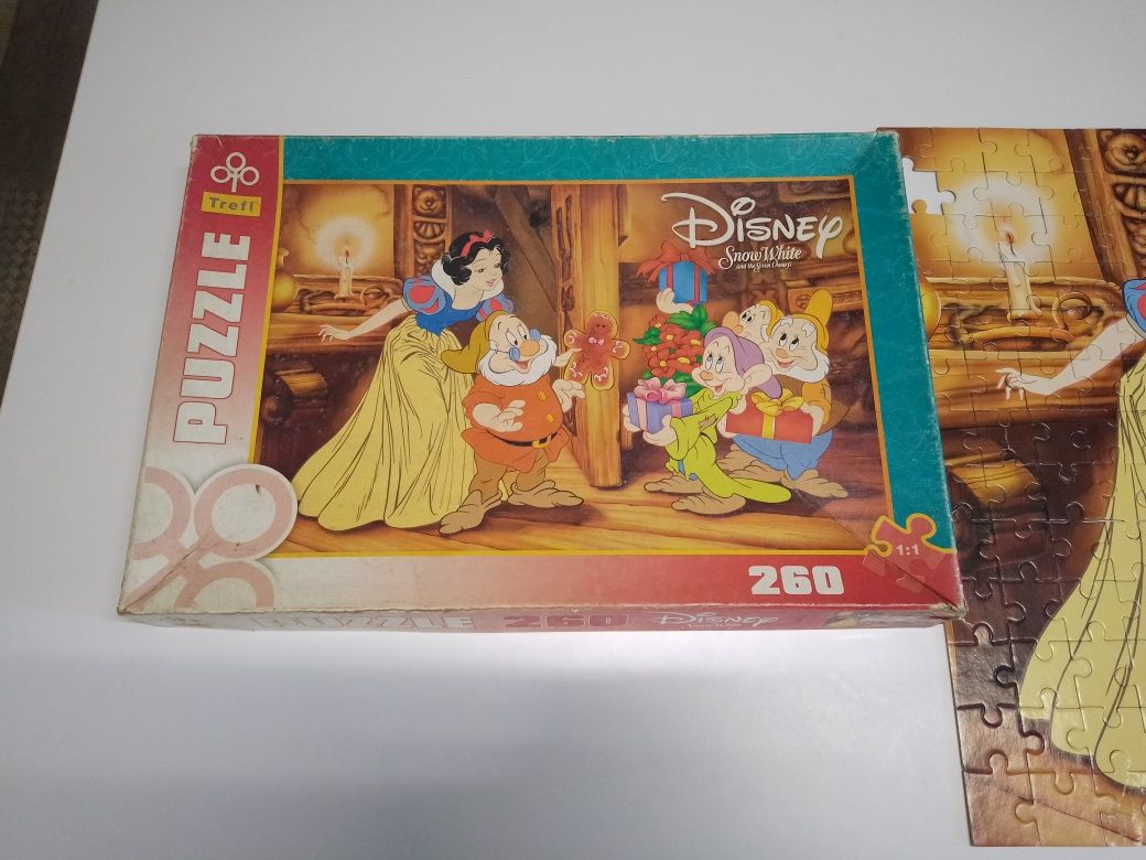 Trefl puzzle retro Królewna Śnieżka 260 lata 90-te