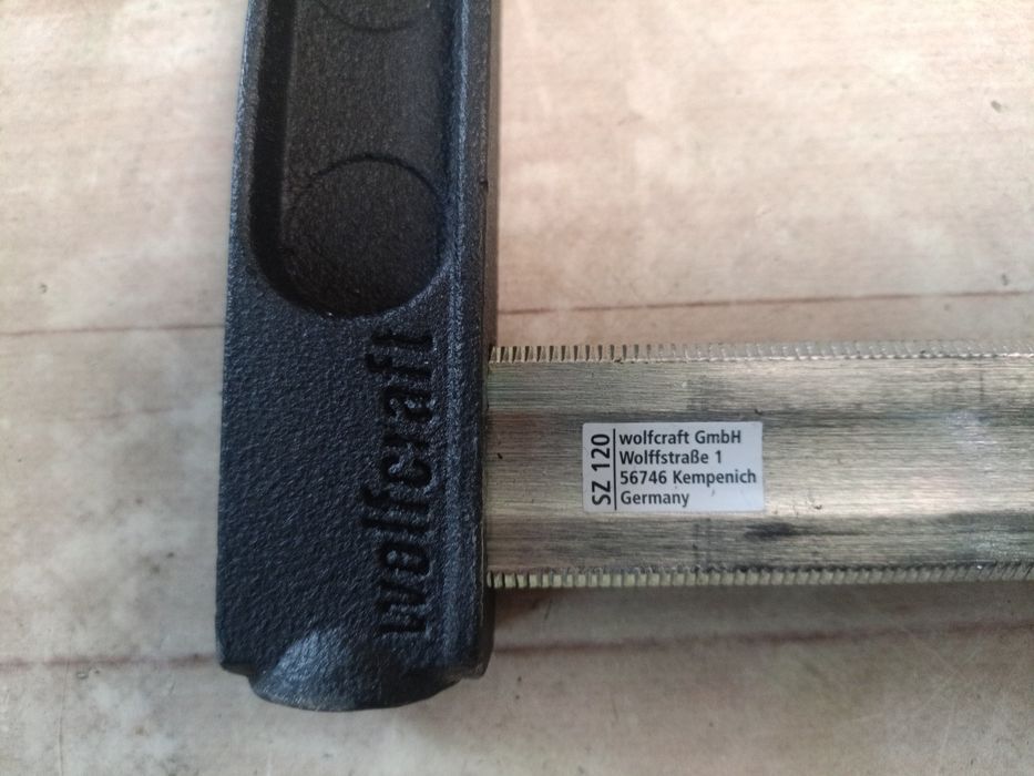 Wolfcraft струбцина гвинтова SZ 120-700 3622000, 120мм