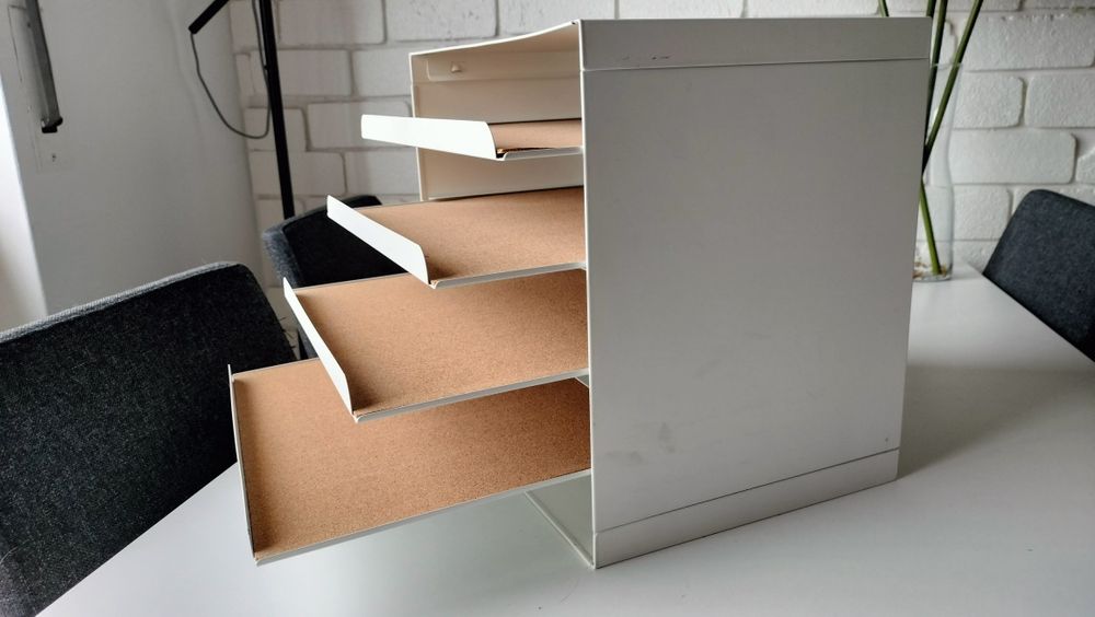 Porta cartas/organizador folhas