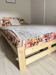 Bed frame + mattress / soft big bed / 120x200