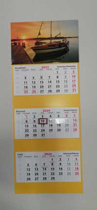 Kalendarz Trójdzielny na Rok 2024 x 1 szt. Kalendarze Trójdzielne nr 7