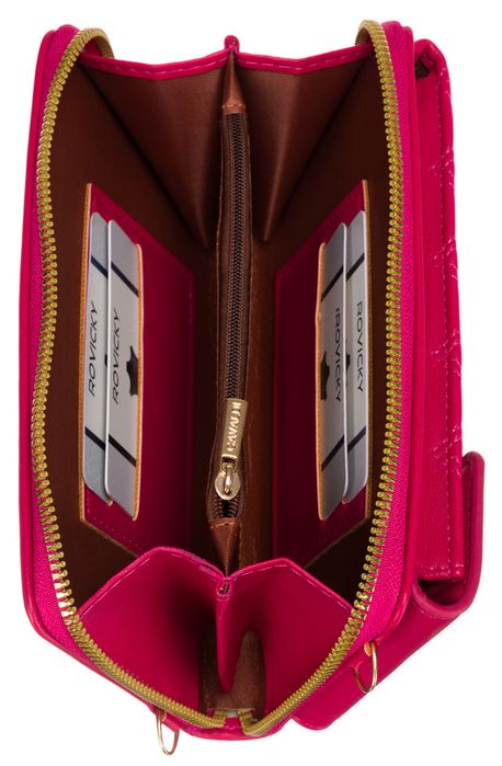 mini torebka-portfel damska ze skóry ekologicznej - 4u cavaldi