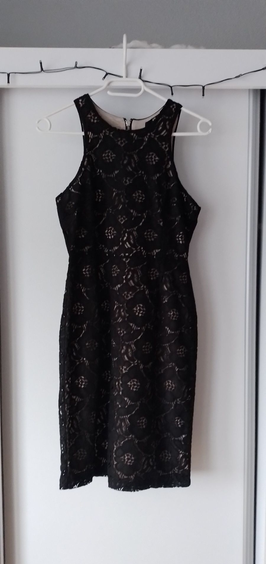 Elegancka sukienka koronka H&M rozm.XS