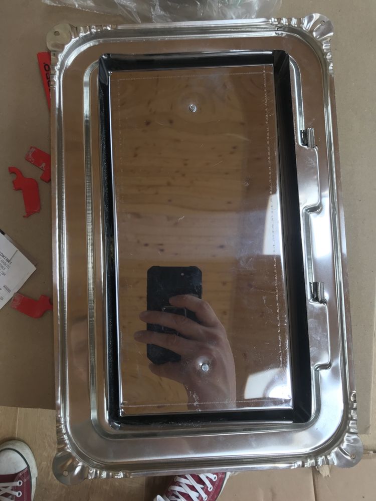 Drzwiczki kominowe do wyczystki 22/35 rewizyjne inox kwas izolowane